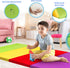 5-Panel 77''x30''x1.4'' ZENY Folding Gymnastics Mat, Gym Mat Tumbling Mat with Carry Handles for Home Workouts, Yoga