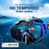 Set, Packages Odoland Snorkel Adults Snorkeling with Dry Top Diving Mask, Adjustable Swim Fins, Mesh Bag, Anti-Fog