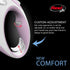FLEXI New Comfort Retractable Dog Leash, Ergonomic Tangle-Free Leash for Dogs Up to 33 lbs, 16 ft, Pink/Rose