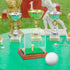 Clear Acrylic Golf Ball Display Case with Wood Base & Tee, Memorabilia Stand Cube Holder, Dust Protection Transparent