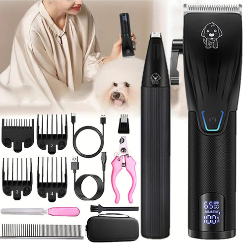 VOTMONI Trimmer Trimmers Professional Dog Grooming Kit Low Noise Pets Paw Electric Hair for Dogs & Cats