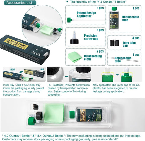 Silicone Treadmill Belt Lubricants, High Temperature Resistant Lubricant with Hard Application Tubes and Precision