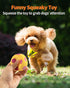SCHITEC Squeaky Dog Balls, 4 Pack Interactive Latex Rubber Fetch Play Balls for Small Dogs and Puppies