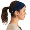 Navy Japanese Bandana Headbands for Men and Women - CHARM - Comfortable Head Bands with Elastic Secure Snug Fit Ideal