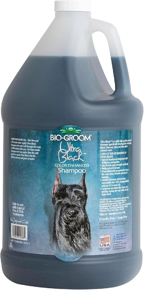 Bio-Groom Ultra-Black Dog Shampoo - Color Enhancing Pet Shampoo, Dog Bathing Supplies,