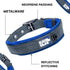 Black Rhino Comfort Collar, Ultra Soft Neoprene Padded Dog Collar for All Breeds, Heavy Duty Adjustable Reflective