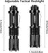 Tactical Flashlight, Adjustable 350 Yards 1200 Lumen LED Light with Offset Mount for Outdoor Hunting