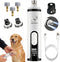 QVJFZUD Silent Groom Pro, Dog Nail Grinder with LED Light, 3-Speed 7000-9000 RPM,