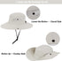 Women's Outdoor UV-Protection Foldable Sun Hats Mesh Wide-Brim Beach Fishing Hat