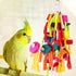 Rypet Large and Small Parrot Chewing Toys, Wooden Block Tearing Toys for Conures, Cockatiels, African Grey