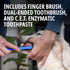 Toothbrush,(Pack 2) Virbac C.E.T. Oral Hygiene Kit for Dogs | Poultry-Flavor Toothpaste | Fingerbrush and Pet
