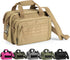 VEAGIA Pistol Case Range Bag, Soft Carrying Shooting Bag for 2 Pistols and Ammo Pouch