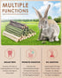 60 Chinchilla Bissap PCS Rabbit Chew Sticks, Sweet Bamboo Timothy Hay Chew Stick Papaya Stems Apple Branch Bunny Chews