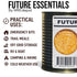 10 Oz (25-Year Pack 1 Future Essentials Freeze Dried Shredded Sharp Cheddar Cheese Per Can Shelf-Stable, Long-Term