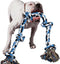 Dog Toys for Aggressive Chewers, Tough Rope Chew Toys for Large Medium Dogs, 3 Feet 5 Knots Cotton Rope