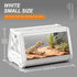 TIMBERHIDE Smart Lighting Reptile Terrarium with Timer & Dual-Mode LED/UVB - Adjustable Brightness All-in-One Habitat