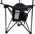 PORTAL Extra Large Quick Folding Tripod Stool with Backrest for Fishing Camping