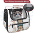 Portable Pet Carrier for Small Dogs and Cats with Safety Zippers - Stylish Bunny Design