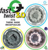 Softspikes Tour Flex Pro Fast Twist 3.0 Golf Spikes, 18 Count