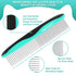 Self-Cleaning Slicker Brush for Dogs & Cats, Safe Painless Bristles, Grooming Set with Free Pet Comb + Nail Clippers