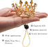 PET SHOW 2pcs Small Dog Crown Headband, Silver Gold Rhinestone Faux Pearl Crown for Birthday Party, Wedding Costume