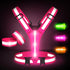 LED Light Up Running Vest, Reflective Vest for Night Walking, Rechargeable High Visibility with Adjustable Waist