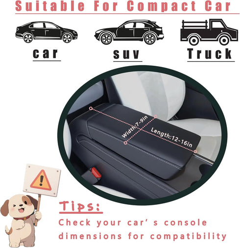 11lbs Cullaby Console Dog Car Seat - Portable Dogs Armrest Booster Seat for Small Dog, Anti-Collapse Pet Car Seat