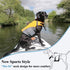 VIVAGLORY Yellow Sports Style Dog Life Jacket with Adjustable Durable Extra Flotation Swim Vest for Small Dogs