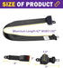 4Pcs 4 HOWBOW Golf Cart Seat Belts for EZGO Club Car Yamaha, Universal Retractable Seat Belt Kit, Upgrades Seatbelts