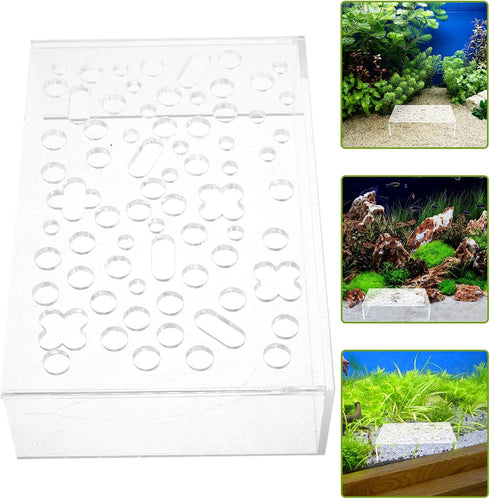 Aquarium Shrimp Habitat Hideout - Multi-Hole Breeding Cave for Fish