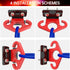 Resistance Band Wall Anchors, Workout Wall Mount Anchor for Strength Training, Fitness, Physical Therapy