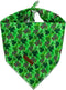 Elegant little tail St Patrick's Dog Bandana, Lucky Clover 1PC Washable Pet