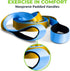 Gradient Fitness Stretching Strap for Physical Therapy, 12 Multi-Loop Stretch Strap, 1.5" W x 8' L