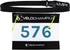 VeloChampion Running Waistpack Belt – Elastic Stretch Fit with Clip Fastening for Triathlon and Marathon