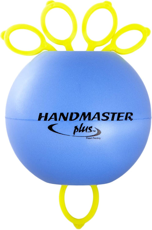 Physical Therapy Hand Exerciser - Forearm Exerciser with Stress Relief Ball - Finger Strengthener, Purple