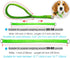 Reflective Slip Collar, Soft Nylon Training Choke Collar for Dogs in Green 22", Wide 1"(Suitable for Dog Weight Around 39-60 pounds)