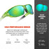 Polarized Sports Sunglasses for Men, UV400 Baseball Running Cycling Golf Glasses for Outdoor Use