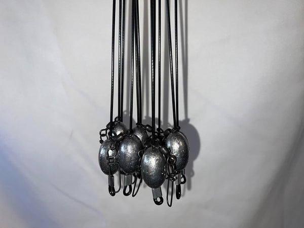 Gerber Decoy Rigs Coated PVC Cable Texas Decoy Rigs 6oz Egg Sinker (12 Pack)