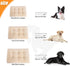 KSIIA Washable Dog Crate Bed, 41x27 Inch Camel, Deluxe Plush Anti-Slip Thick Kennel Pad