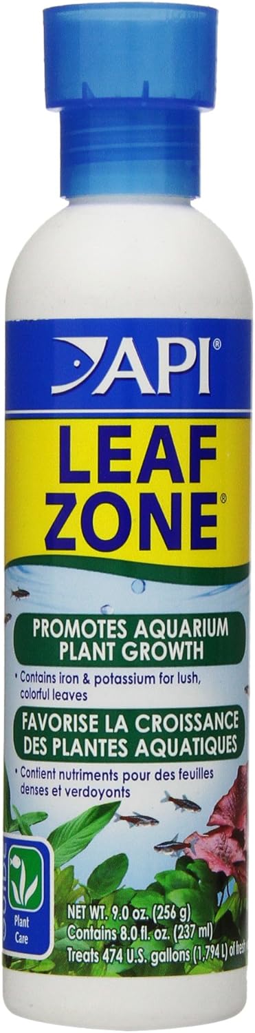 API LEAF Z Freshwater Aquarium Plant Fertilizer, 8-Ounce Bottle