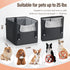 25lbs Dog Car Seat for Small Dogs or Medium Size Dog Portable Car Booster Seat for Dogs with Harness and Thick Cushion