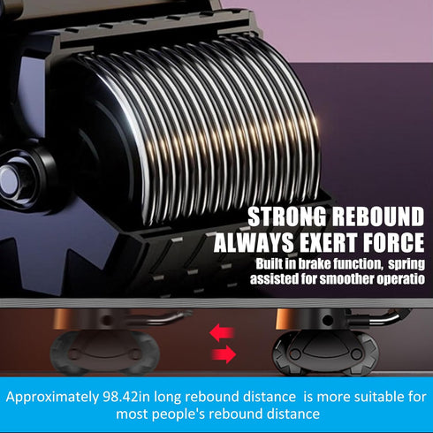 Uota Elbow Support Automatic Rebound Abdominal Wheel, Ab Roller for Abdominal Exercise Machine