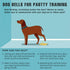 Housetraining Bell-6 1.5 COOYOO Dog Bells to Go Outside, Premium Quality Potty Training Dog Door Bell, Yarn Handwoven