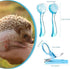 Mudder 3 Pcs Hedgehog Small Animal Grooming Kit – Includes Bathing Brush and Nail Clipper with Magnifier