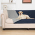Dog Bed Cover for Pets, Waterproof Bed Covers, Furniture Protector Reusable Changing Pad (Navy Blue + Light Grey,