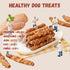 10.6 oz Pawmate Dog Treats Chicken Wrapped Peanut Butter Biscuit Sticks, Grain Free Rawhide Free Dog Chews, Healthy