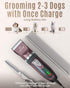 oneisall Dog Clippers, Low Noise 2-Speed Quiet Grooming Kit, Rechargeable Cordless Pet Hair Clipper for Dogs and Cats