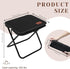 FAVREN 265 lbs, Backpacking Portable Folding Stool Chair Lightweight Compact Camping Stool with Carry Bag, Heavy Duty