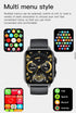 Smart Watch with 1.96" AMOLED HD Screen, Full Health Monitor, Low Power Consumption for Women & Men, Orange