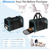 Large Cat Carrier Dog Carrier - Collapsible Soft-Sided Pet Carrier for Large Cats and Medium Small Dogs Up to 25 Lbs